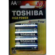 Батарейка Toshiba Alkaline LR6 4BP