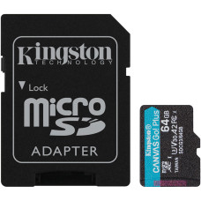 Карта памяти Kingston Canvas Go! Plus microSDXC 64GB (с адаптером)