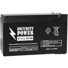 Аккумулятор для ИБП Security Power SP 12-7.2 F2 (12В/7.2 А·ч)