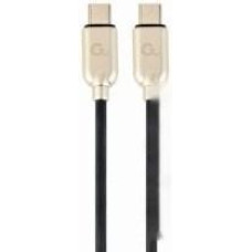 Кабель Cablexpert USB Type-C - USB Type-C CC-USB2PD60-CMCM-2M (2 м, золотистый)