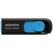 USB Flash A-Data DashDrive UV128 512GB (черный/синий)