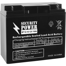 Мотоциклетный аккумулятор Security Power SP 12-18 (12В/18 А·ч)