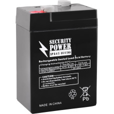 Мотоциклетный аккумулятор Security Power SP 6-4,5 F1 (6В/4.5 А·ч)