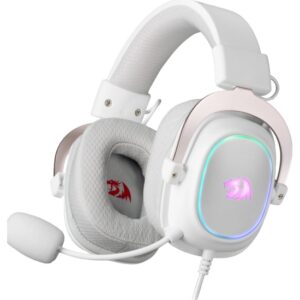 Наушники Redragon Zeus X (белый/розовый)