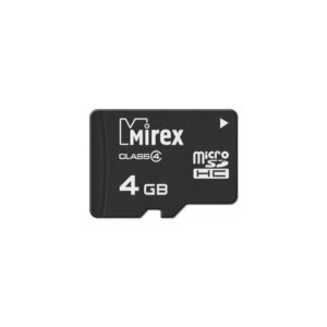 Карта памяти Mirex microSDHC (Class 4) 4GB (13612-MCROSD04)