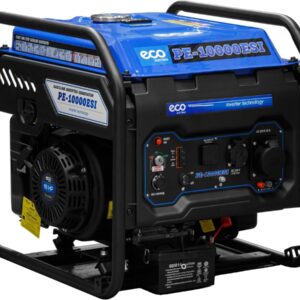 Электростанция (генератор инверторный бензиновый) ECO PE-10000ESI (инверторный, электростарт, 7.5 кВт, 230 В, автозапуск*, бак 25.0 л, вес 72 кг)