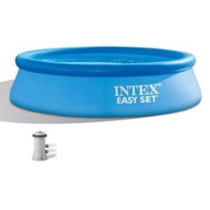 Надувной бассейн Easy Set, 457х84 см + фильтр-насос 220 В, INTEX (от 6 лет)