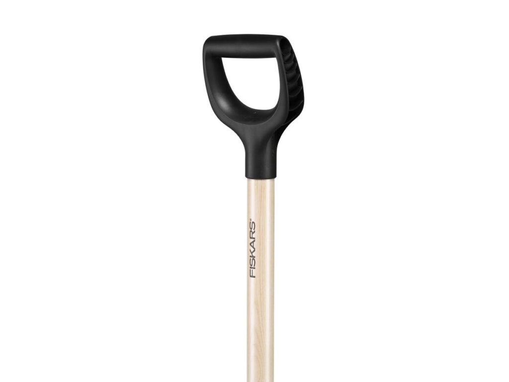 Лопата совковая с дер. черенком и ручкой FISKARS